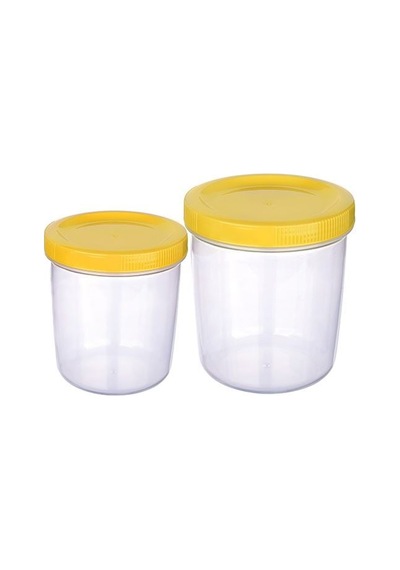 İçiçe Geçen 2 Li Saklama Kabı 250ve 400ml Çok Renkli 01603972