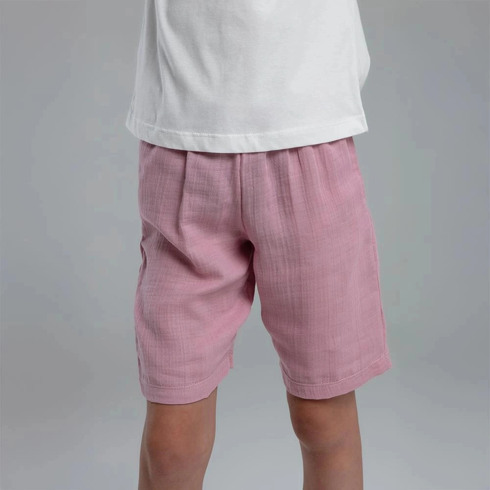 Rolypoly 3626c Kız Çocuk Bermuda Yazlık Pijama Takım Açık Bej