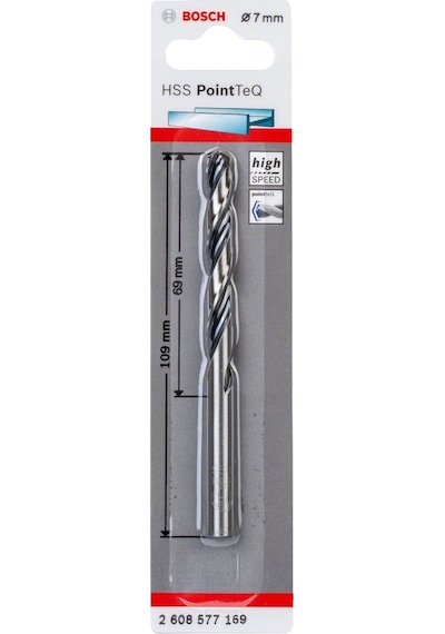 Bosch HSS-PointTeQ 7 mm Metal Delme Matkap Ucu - 2608577169