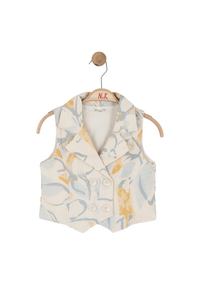 Xo Kids Kız Çocuk Yelek 4-8 Yaş 31501 KREM