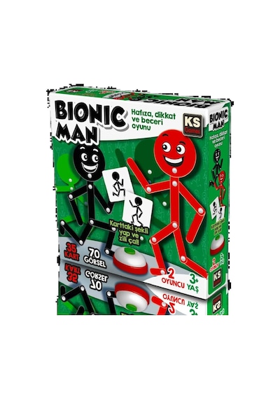 Bionic Man Hafıza Dikkat Ve Beceri Oyunu