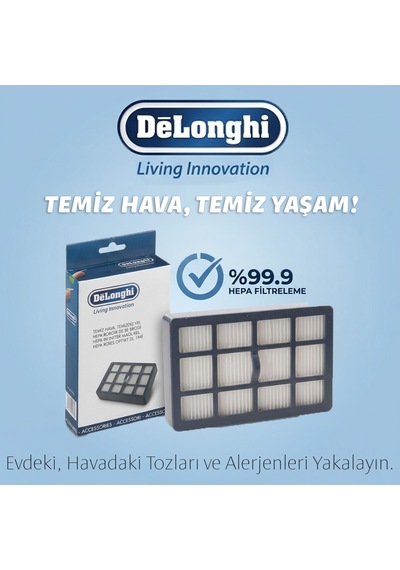 Delonghi Living Innovation Xtl7060, Xlf1500 Elektrikli Süpürge Hepa Filtresi %100  1