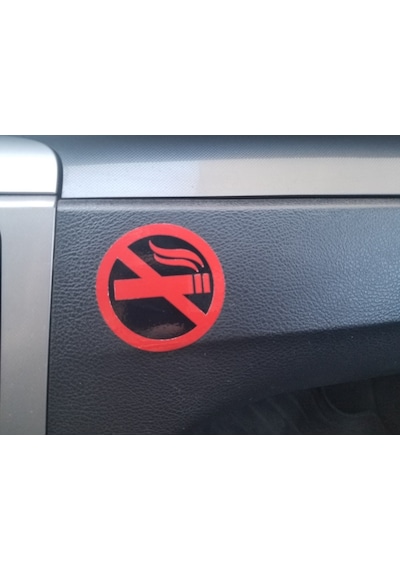 3 Adet Torpido Sigara Yasak Sticker Yapıştırma (110893266)