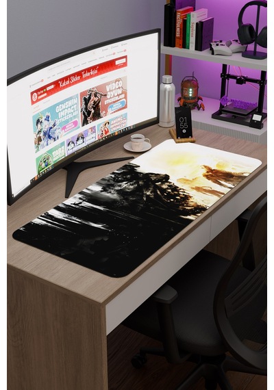Dying Light Kaymaz Dikişli Kauçuk Oyuncu Mousepad V1 - 90x40 Xxl Gaming Mouse Pad Fare Altlığı