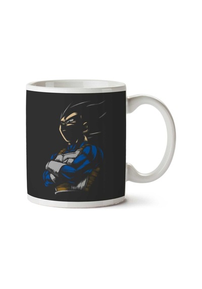 Dragon Ball Vegeta The Proud Prince İki Tarafı Baskılı Kupa Bardak Çok Renkli