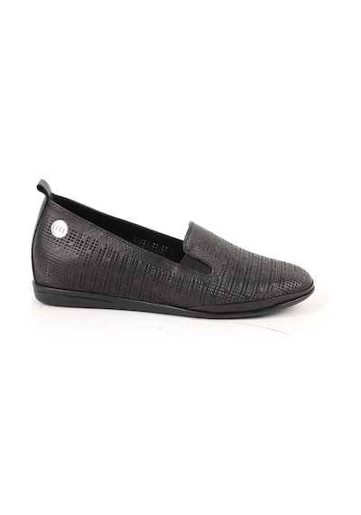 Mamma Mia Kadın Günlük Ayakkabı Hakiki Deri Lazer Kesim Örgü Desenli Düz Taban Slip-on Babet 26y-720 Siyah Mamma Mia Kadın Günlük Ayakkabı Hakiki Deri Lazer Kesim Örgü Desenli Düz Taban Slip-on Babet 26y-720 Siyah