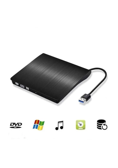 Monozone Usb 3.0 Harici Dvdrw Slim External Cd Dvd Yazıcı Okuyucu