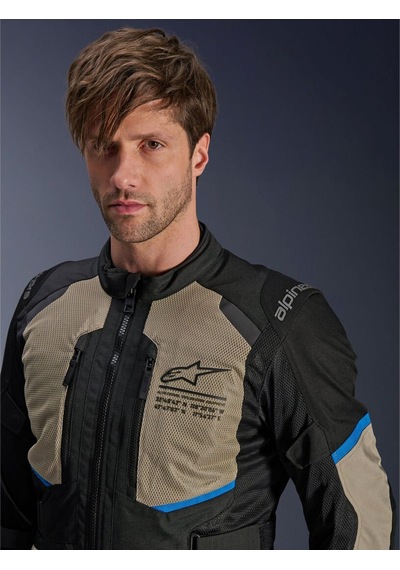 Alpinestars Andes Air Drystar Korumalı Motosiklet Montu Gri Siyah