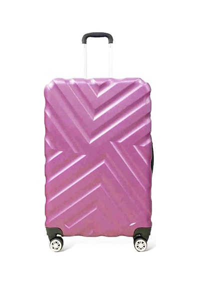 Cakgo 031-26 Plastik Büyük Boy Valiz Pembe