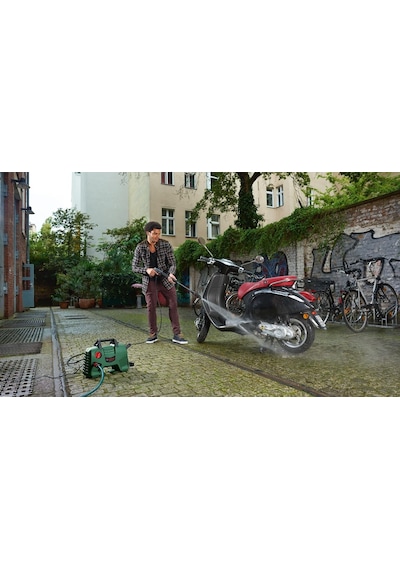 Home And Garden Easyaquatak 120 Yüksek Basınçlı Yıkama Cihazı, 5 M Hortum, Yeşil
