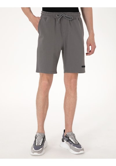 Pierre Cardin Antrasit Regular Fit Örme Şort 50310719-vr006