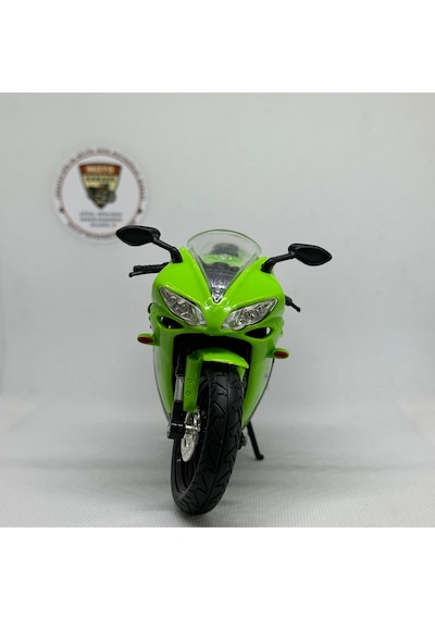Yamaha Yzf-r1 1:12 Diecast Motosiklet Model Metal Maket & Koleksiyon Oyuncak Yeşil