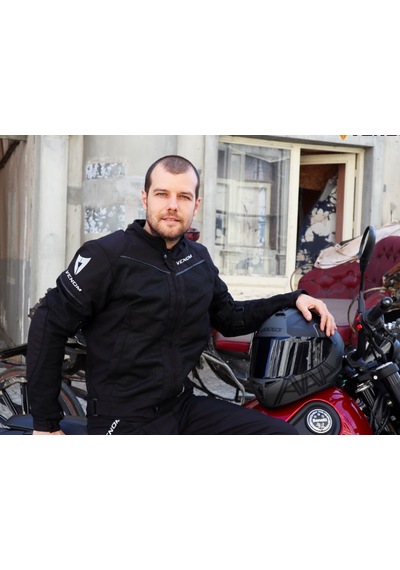 Venom Yazlık Motosiklet Montu Rock Cordura