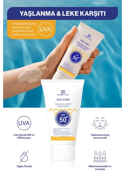 Yaşlanma & Leke Karşıtı Güneş Kremi 50 Spf 50 Ml 2'li Set