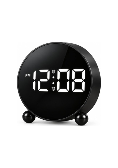 Dijital Led Alarm Saat, Ekranlı Masa Ve Başucu Saati, Hl-8895 Siyah Diğer