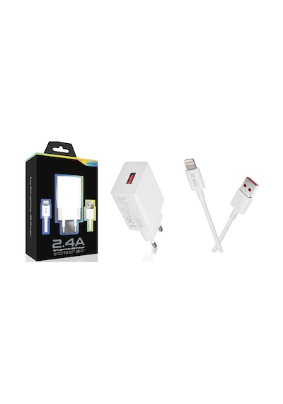 Şarj Aleti Takım Apple Uyumlu iPhone Ligtning 2.4a Qtop Q-ch12