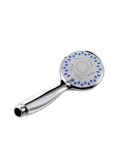 Banyo Tepe Duş Başlığı - Kademeli Fonksiyonlu Duş Başlığı - Duş Sistemi Duş Başlığı Beyaz Krom Banyo Renkli
