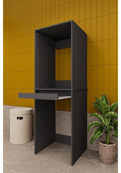 Asra Trend Çamaşır ve Kurutma Makinesi Dolabı BD05 %100 MDF Çekmeceli Raf Antrasit Asra Trend Çamaşır ve Kurutma Makinesi Dolabı BD05 %100 MDF Çekmeceli Raf Antrasit