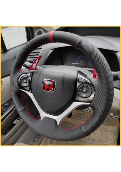 Honda Civic Fb7 Araca Özel Direksiyon Kılıfı Otomatik F1 Araçlarına Uyumlu