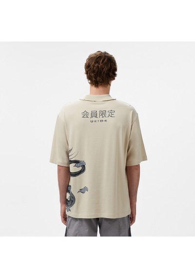 United4 Unıted4 Erkek Krem Modal Karışımlı T-shirt Gri