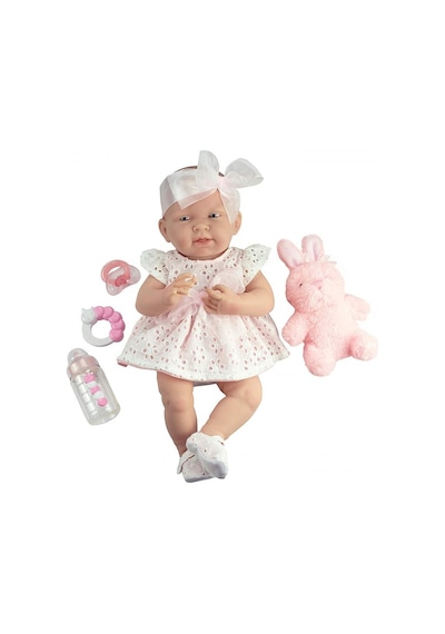 Berenguer Gerçekçi Yenidoğan Oyuncak Kız Bebek 38 Cm Ve Pembe Tav