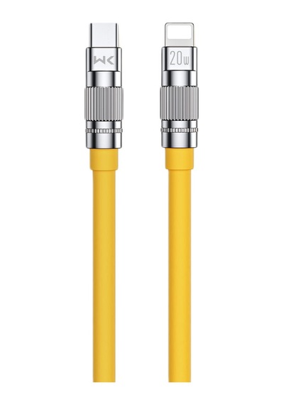 Wekome Wdc-187 1 M Type-c To Lightning 20 W Hızlı Şarj Kablosu Sarı