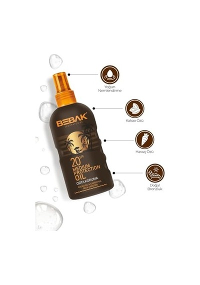 Güneş Yağı 20 Spf 150 Ml