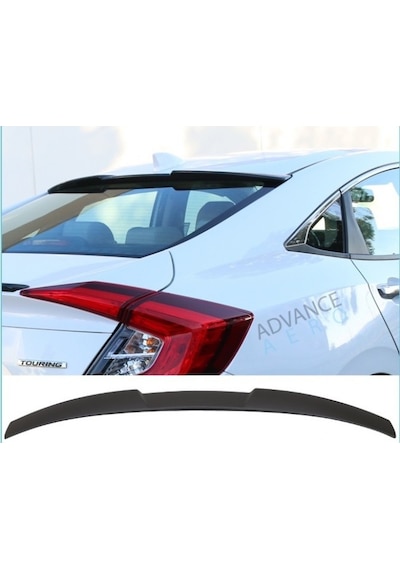 Honda Civic Fc5 Cam Üstü Spoiler Rs Parlak Siyah 2016 - 2021
