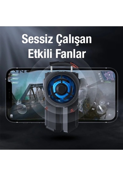 Memo Dl-a5 Cep Telefonu Soğutma Fanı Gamer Oyuncu Radyatör Soğutucu- 5775