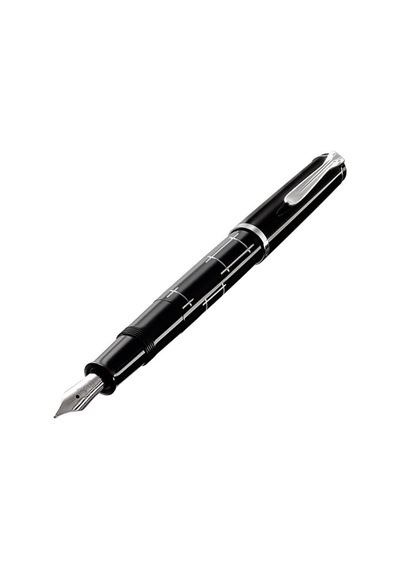 Pelikan M215 Dolma Kalem M Orthogon Gümüş Metal M215-Ogm