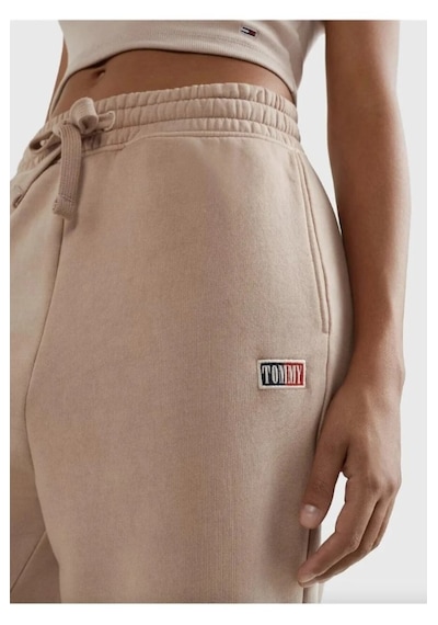 Tommy Hilfiger Jogger Pamuklu Rahat Kesim Eşofman Altı Dw0dw14995-trh Pudra