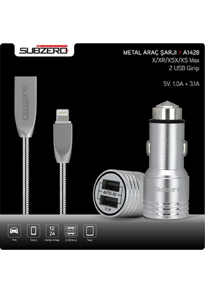 Araba Çakmaklık Şarj Aleti Kablosu Set Plus