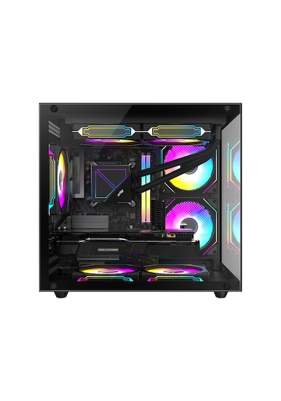 Xaser Cube X270 R7-9800X3D 16 GB 512 GB M.2 NVMe SSD 8 GB RTX5060 Free Dos Masaüstü Oyuncu Bilgisayarı