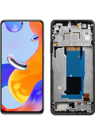 Xiaomi Redmi Note 11 Pro İle Uyumlu Oled Ekran Dokunmatik Çıtalı