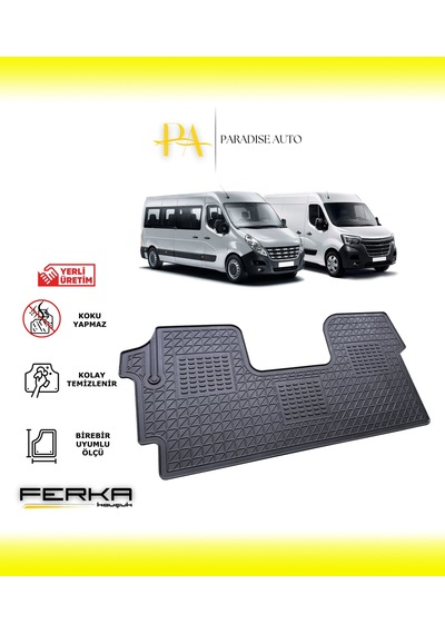 Renault Master 2009 Ve Üstü Yüksek Kaliteli Uyumlu Oto Paspas