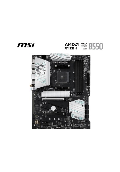 B550 Gamıng Wıfı Am4 Anakart, Ddr4 4400mhz, Pcıe 4.0, Wi-fi 5, 1g Lan, Usb 10gbps, Atx