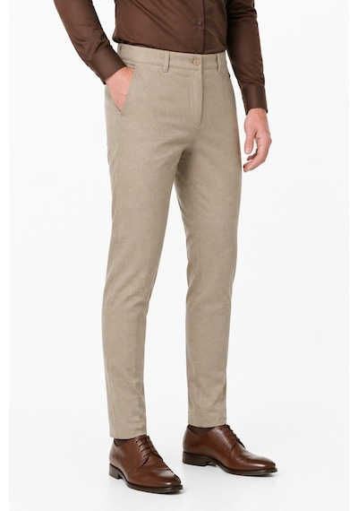 Polo Casimo Erkek Silim Fit Spor Kumaş Pantolon Bgl-st05390 Bej