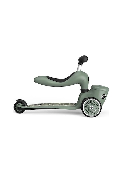 Scoot And Ride Highwaykick 1 Lifestyle Scooter - Green Lines 210621-96604 Haki
