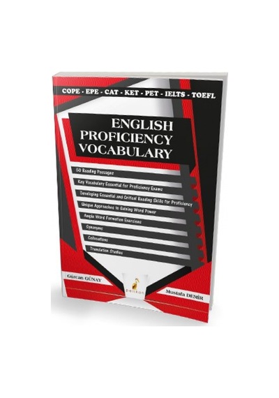 English Proficiency Vocabulary  - Gürcan Günay  - Pelikan Yayınları