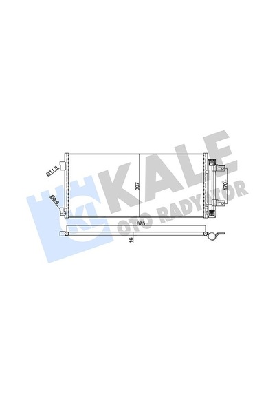 Kale 354885 Klima Radyatörü Kondansatörü Opel Astra K 15 22 Al/pl/brz 39131676- 39011385- 13475956