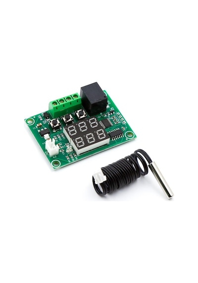 W1209 12V Sıcaklık Kontrollü Dijital Termostat (Kutulu)
