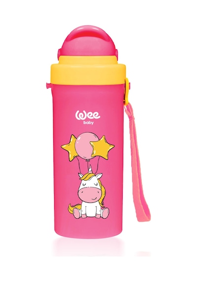 Wee Baby  Pipetli Bardak 300 ML - Pembe