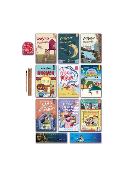 Timaş Çocuk Marslı Albert - Noonan - İyilik Bir Pusula - Duygu Günlüğüm Mira - Psikoloji Kitaplığı Set 9 Kitap