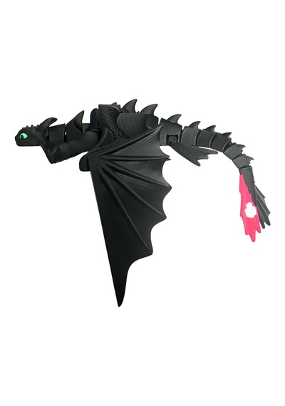 Eklemli Toothless 3d Figür