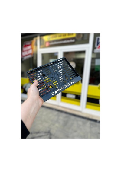 Klasik Altın Yazılı Uyumlu Motor Plakalık - 665429503