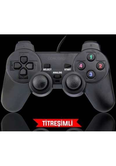 Concord Usb Game Pad 2.0 Joystick Oyun Kol Titreşimli C-850
