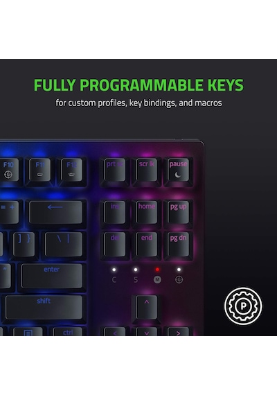 Razer Blackwidow V3 Tenkeyless Sarı Anahtar - Kompakt Mekanik O