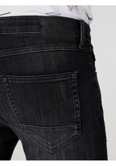 Colin's Colins 041 Danny Slim Fit Düşük Bel Dar Paça Siyah Erkek Jean Pantolon Cl1066308 DENİM