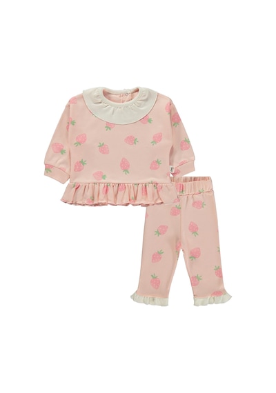 Civil Baby My Lucky Bunny Baskılı 3-18 Ay Takım - Pembe