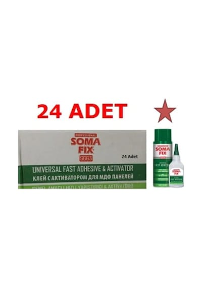 Somafix Soma Fıx 400ml+100gr Hızlı Yapıştırıcı 24 ADET